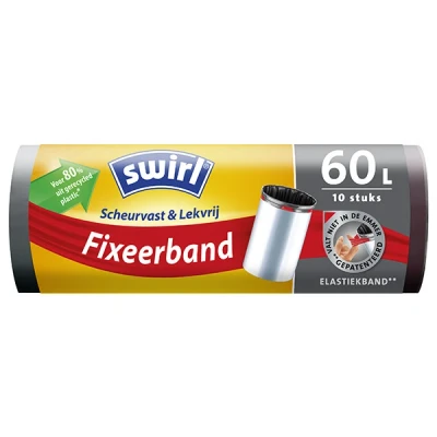 Image of Swirl pedal bin bags with fix band 60 l 10s 6772470