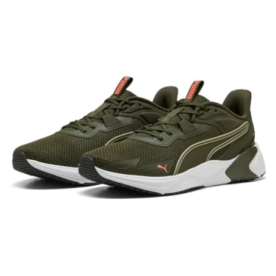Image of Puma Disperse XT 4 Training shoe, Size: 5.5, Dark olive/lux army shoes