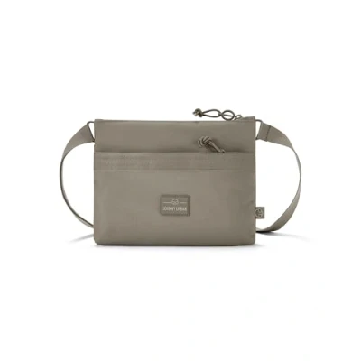 Image of Johnny Urban Drew 2 in 1 Shoulder Bag and Front Pack Chest for City, Bike, Travel, Festival Water Resistant, Desert Grey