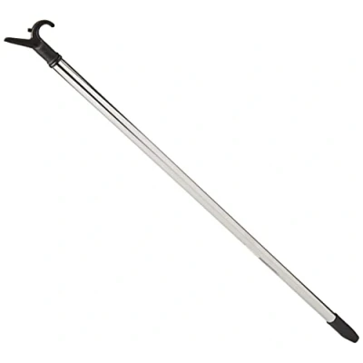 Image of La Briantina Chrome Coat Hanger Pole, Telescopic Closet Hook Extendible to 150 cm