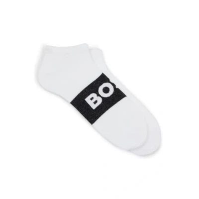 Image of BOSS 2P AS LOGO CC 2ERPACK Socks, Men&#039;s, Size: 5.5 8, White