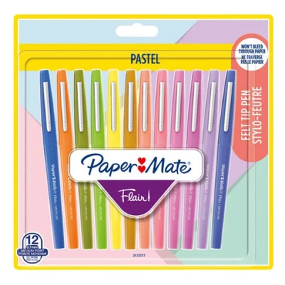 Image of Newell Brands Paper Mate Pastel Flair Felt Tip Pens (2137277)