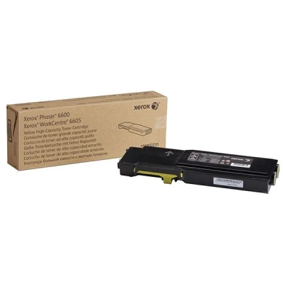 Image of Phaser 6600N Xerox 106R02231 high capacity yellow toner (original Xerox)