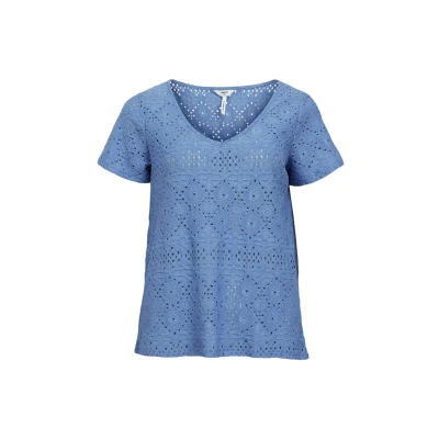 Image of Object Women&#039;s Objfeodora S/S V neck Top Noos Blouse, Provence, XS