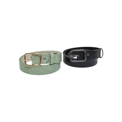 Image of Urban Classics 2PACK Belt, Size: L/XL, Black leaf
