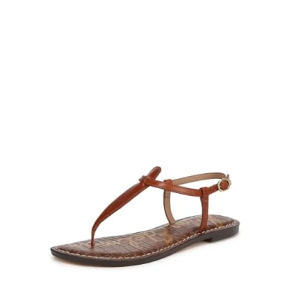 Image of Sam Edelman GIGI Tbar sandals, Women&#039;s, Size: 75, Kona brown shoes