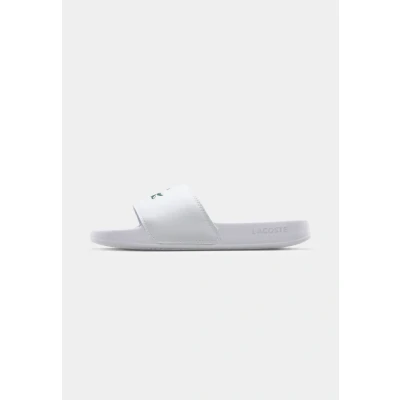 Image of Lacoste Serve Slide Mules, Women&#039;s, Size: 5, White/green High quality imitation leather