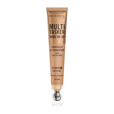 Image of Rimmel Multi Tasker Wake Me Up Foundation and Concealer 20ml (Various Shades) 050 Sand