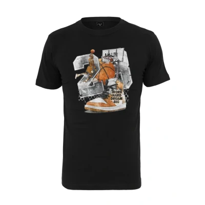 Image of Mister TEE Vintage Ballin Print Tshirt, Men&#039;s, Size: XXL, Black