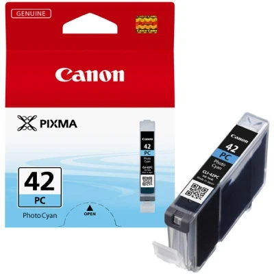 Image of Canon CLI 42PC photo cyan ink cartridge (original Canon)