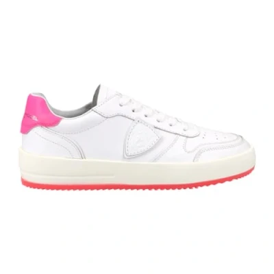 Image of Philippe Model nice low size 4, Fuxia White, 37 EU