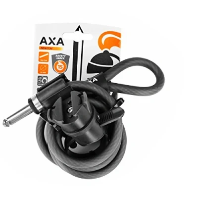 Image of Axa Newton 150/10 Bike Cable Lock Black, 1500 mm x 10
