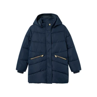 Image of Name it Nkfmemo LONG Winter coat for kids, Size: 12y, Dark sapphire