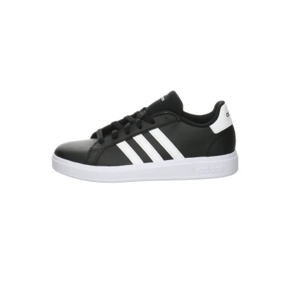 Image of adidas Unisex Kids Grand Court Lifestyle Tennis Lace up Shoes Shoes, Core Black Cloud White Black, 6.5 UK