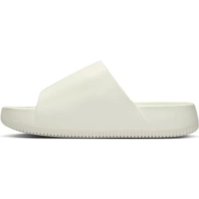 Image of Nike Sportswear CALM Slide Mules, Women&#039;s, Size: 8.5, Sail Synthetics