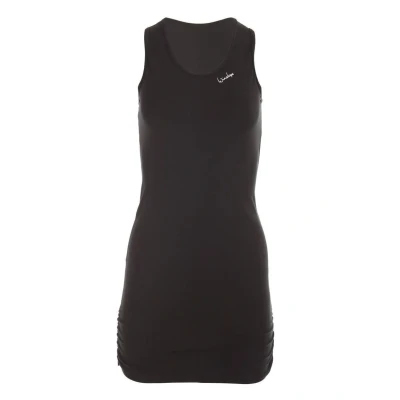 Image of WINSHAPE Women&#039;s Wtr15 Fitness Leisure Long top with Side Ruffles, Slim Style