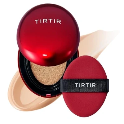 Image of TIRITR Mask Fit Red Cushion Foundation Japan&#039;s Number 1 Choice for Glass Skin, Durable, Lightweight, Buildable Cover, Radiant Semi Matte Finish, All Skin Types, Pillow Pad by ASIN &quot;{2}