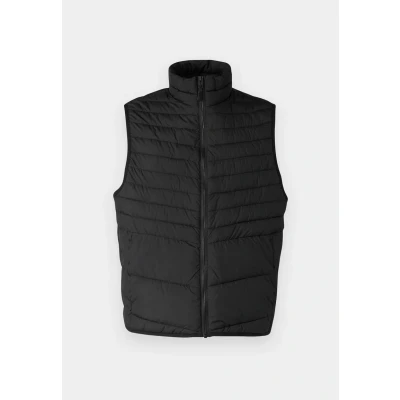 Image of Jack &amp; Jones Jjestate Packable Waistcoat, Men&#039;s, Size: XXL, Black