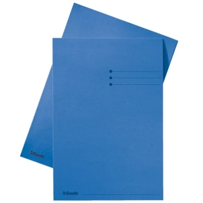 Image of Esselte 2012402 Folders Manilla Simple, Blue
