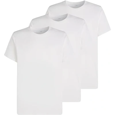Image of Calvin Klein Underwear Classics CREW NECK 3 PACK Undershirt, Men&#039;s, Size: Small, White