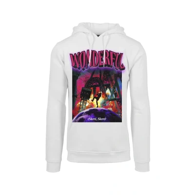 Image of Mister Tee Wonderful Hoody Hoodie, Men&#039;s, Size: Small, White