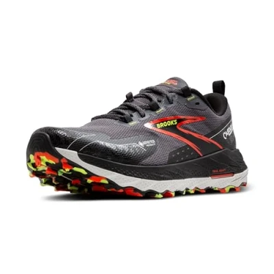 Image of Brooks Cascadia 18 GTX Trail running shoes, Men&#039;s, Size: 8.5, Blackened pearl black tomato Textile