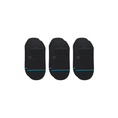 Image of Stance ICON NO SHOW Unisex 3 PACK Socks, Size: 12.5 15.5, Black