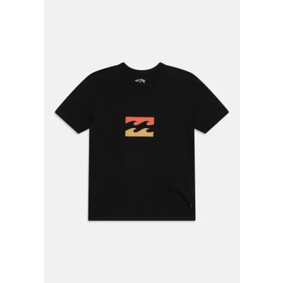 Image of Billabong TEAM WAVE TEES Unisex Print Tshirt for kids, Size: 14y, Black