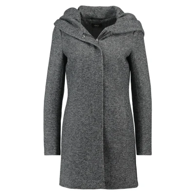 Image of ONLY Onlsedona OTW NOOS Short coat, Women&#039;s, Size: XS, Dark grey melange