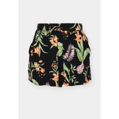 Image of Roxy Lekeitio Break HIGH Printed Shorts, Women&#039;s, Size: XS, Black
