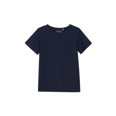 Image of Minymo Basic Tshirt for kids, Size: 4y, Dark navy