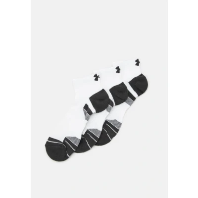 Image of Under Armour Performance TECH LOW 3 PACK Sports socks, Size: 7.5 12, White/jet gray