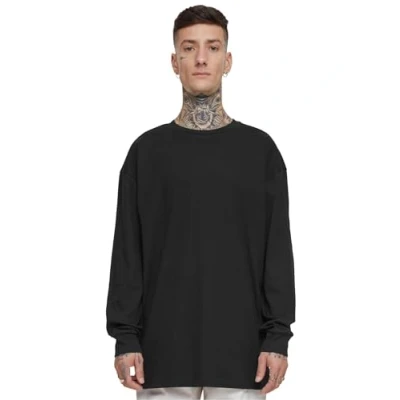 Image of Urban Classics BOXY Jumper, Men&#039;s, Size: Large, Black