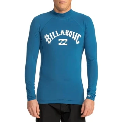 Image of Billabong LOGO Rash vest, Men&#039;s, Size: Small, Dark blue