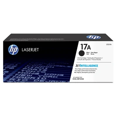 Image of HP CF217A 17A Original LaserJet Toner Cartridge, Black, Single Pack