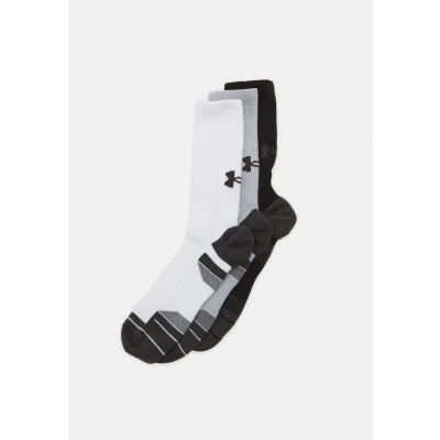 Image of Under Armour Performance TECH CREW Unisex 3 PACK Sports socks, Size: 12 15, Mod gray / white jet