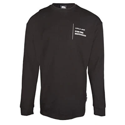 Image of Gorilla Wear Boise Oversized Long sleeved top, Men&#039;s, Size: Small, Black