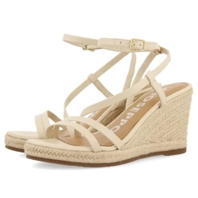 Image of Gioseppo CON Tiras Orikum Espadrilles offwhite, Women&#039;s, Size: 7, Off white Leather