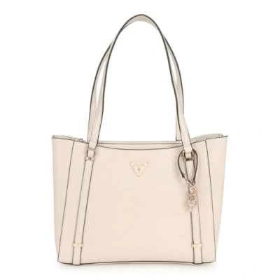 Image of Guess Daryna Elite TOTE Handbag, Women&#039;s, Size: One Size, Bone