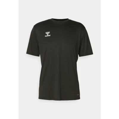 Image of Hummel Essential Sports Tshirt, Men&#039;s, Size: XXL, Black