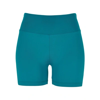 Image of Urban Classics Women&#039;s Ladies Recycled High Waist Cycle Hot Pants Shorts, Watergreen, 5XL
