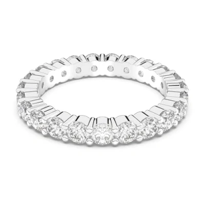 Image of Swarovski Ring, Women&#039;s, Size: Q R, Silber