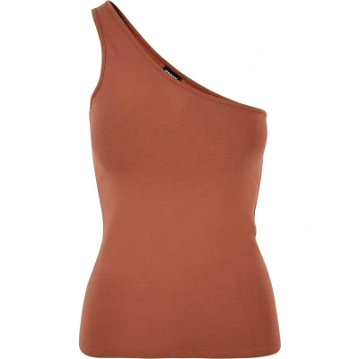 Image of Urban Classics Asymmetric Top, Women&#039;s, Size: 4XL, Terracotta