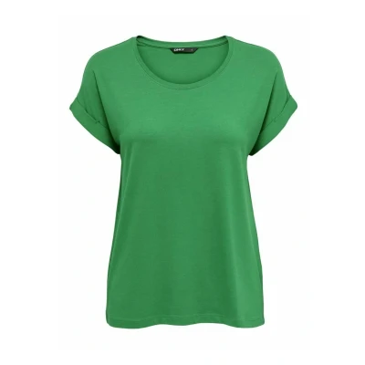 Image of ONLY Onlmoster O NECK Basic Tshirt, Women&#039;s, Size: XS, Jolly green