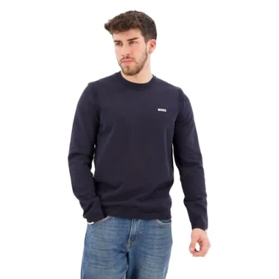 Image of BOSS EVER Jumper, Men&#039;s, Size: Large, Dark blue