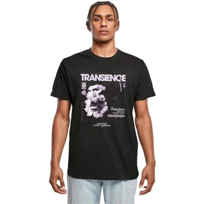 Image of Mister Tee Transience Print Tshirt, Men&#039;s, Size: XL, Black