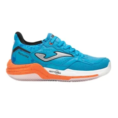 Image of Joma Naturca Handball shoes, Men&#039;s, Size: 9, Blue/white/coral Imitation leather/ textile