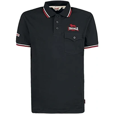 Image of Lonsdale Men&#039;s Poloshirt Lynton Pyjama Bottoms