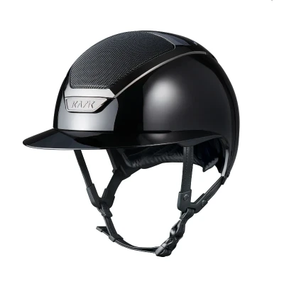 Image of Kask Star Lady Pure Shine Black 60cm Horse Riding Equestrian