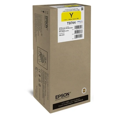 Image of Epson T9744 735.2 ml Taille XXL Jaune Originale cartouche d&#039;encre Pour Workforce Pro WF C869R, C869RD3TWFC, C869RDTWF, C869RDTWFC